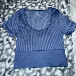 Elegant Navy Short Sleeve Tee